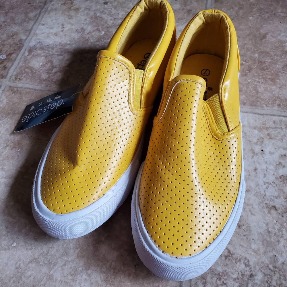 NWT Yellow Sneakers